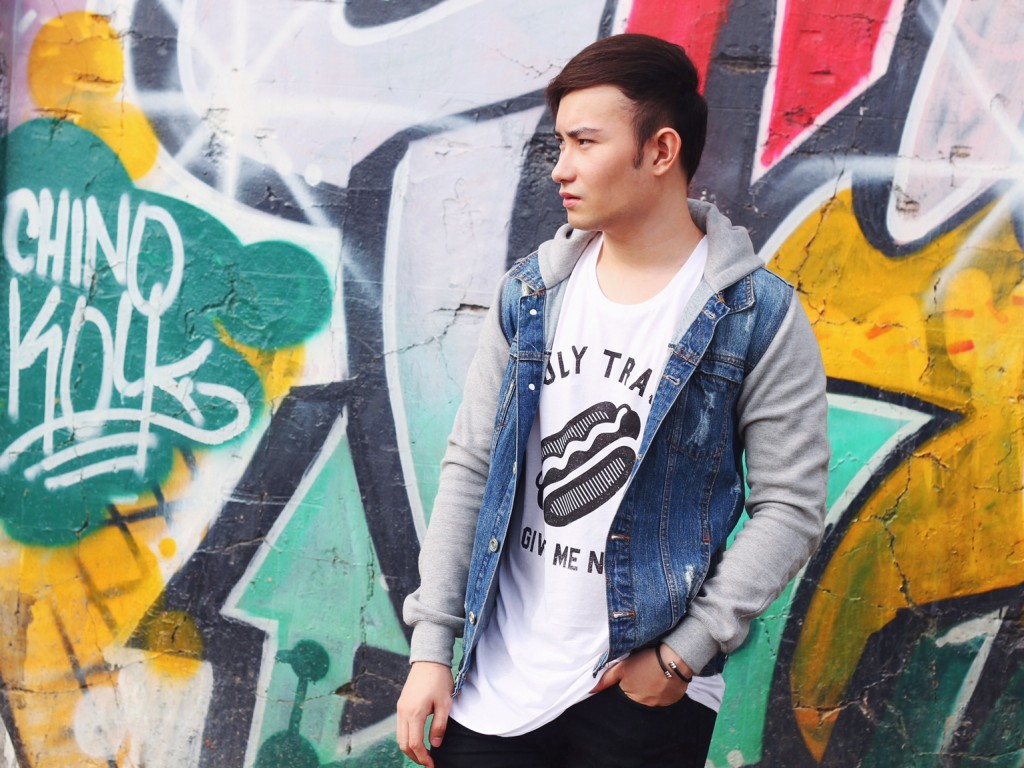 graffiti denim jacket cebu fashion philippines