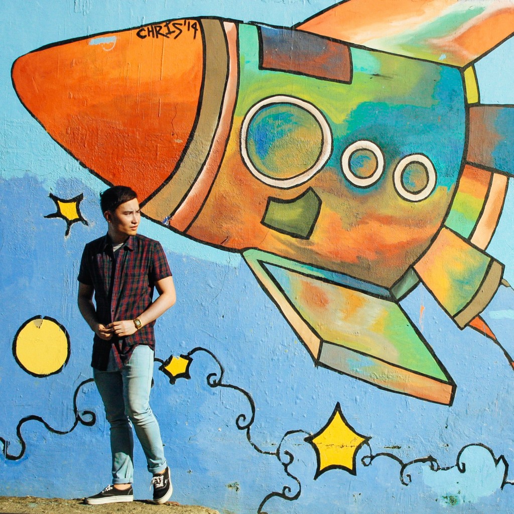 instagram rocket mural graffiti cebu colorful