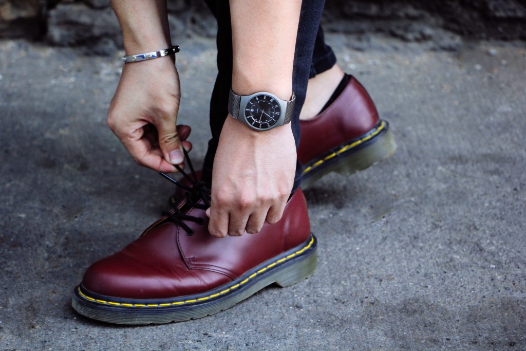 skagen dr martens cherry red cebu silver