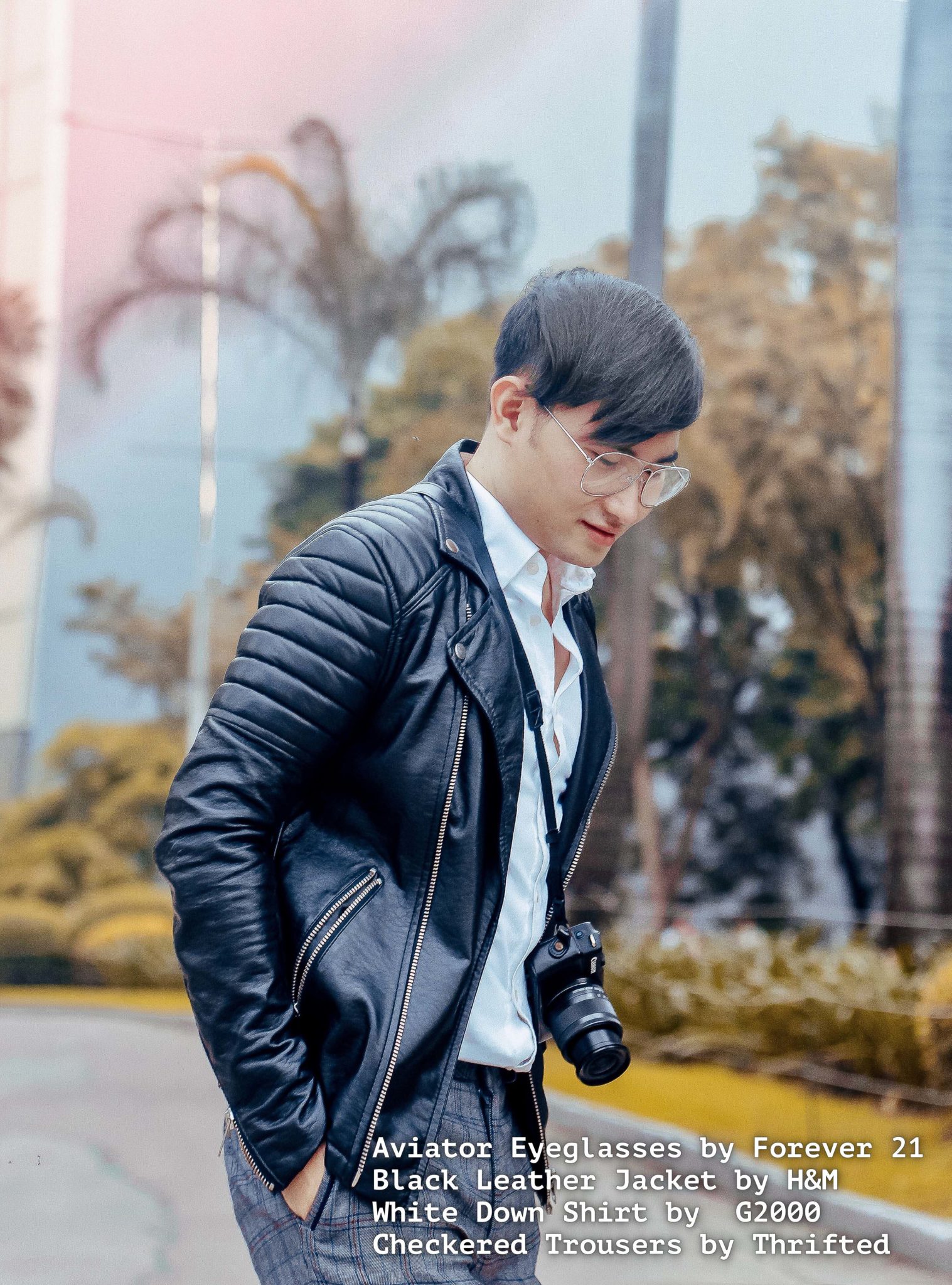 cebu fashion blogger men style man leather jacket